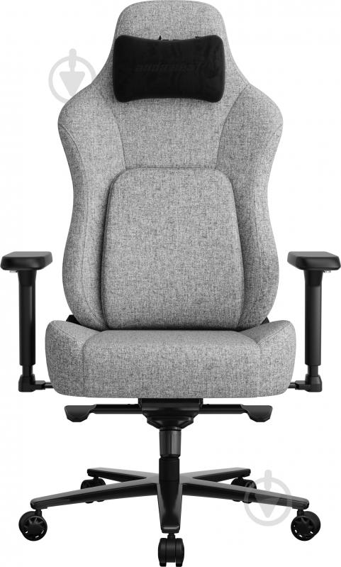 Кресло игровое Anda Seat Phantom 4 Pro L Gray Fabricс серый - фото 1