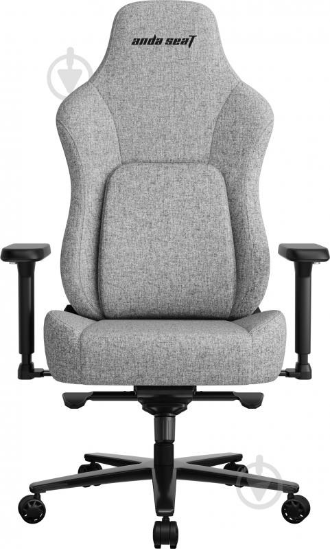 Кресло игровое Anda Seat Phantom 4 Pro L Gray Fabricс серый - фото 4