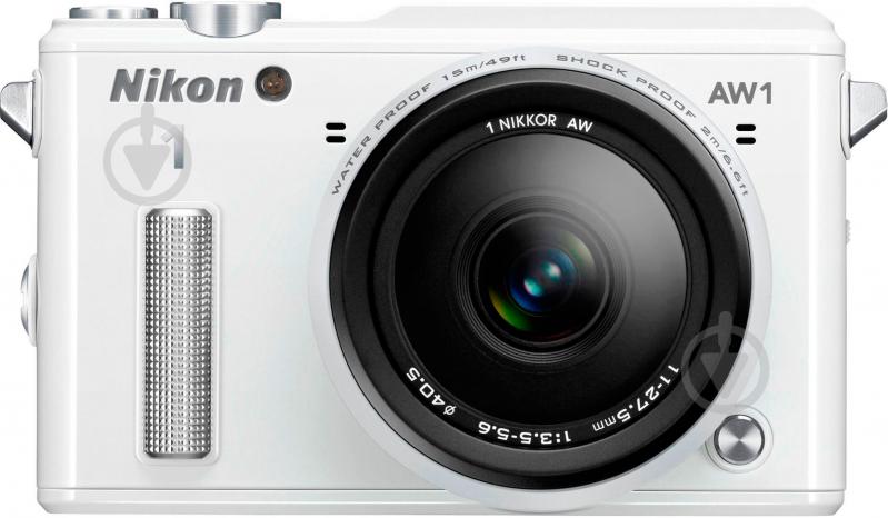 Фотоаппарат Nikon 1 AW1 11-27.5mm Kit white - фото 1