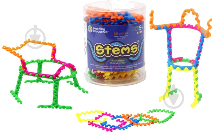 Конструктор Learning Resources Радужные зигзаги LSP8593-UK - фото 1 Конструктор Learning Resources Радужные зигзаги LSP8593-UK - фото 1