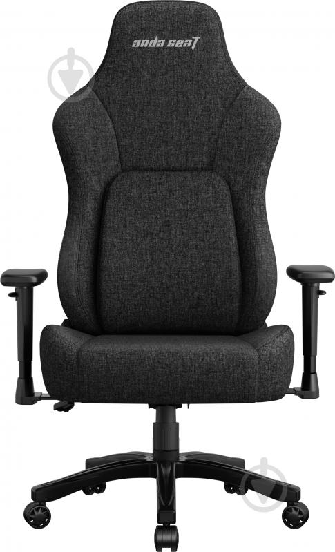 Кресло игровое Anda Seat Phantom 4 L Black Fabric черный - фото 3