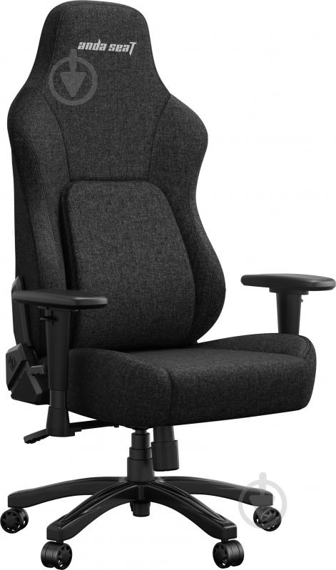 Кресло игровое Anda Seat Phantom 4 L Black Fabric черный - фото 4