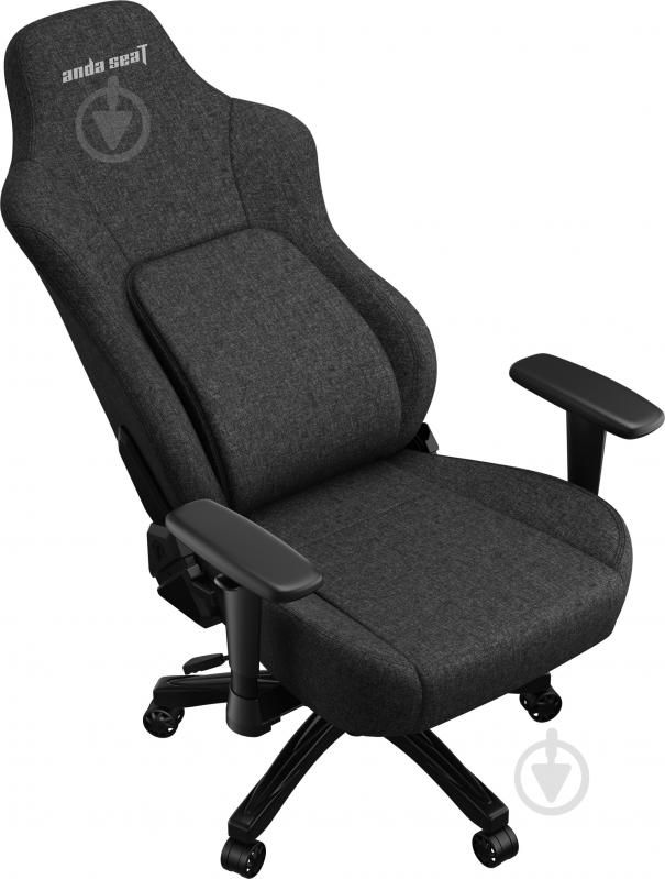 Кресло игровое Anda Seat Phantom 4 L Black Fabric черный - фото 9