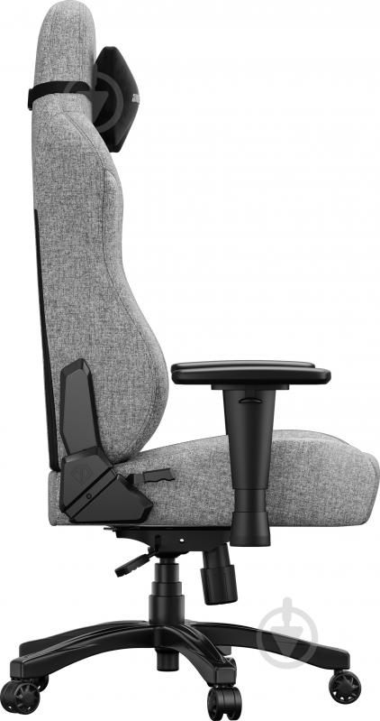 Крісло ігрове Anda Seat Phantom 4 L Gray Fabric сірий - фото 5