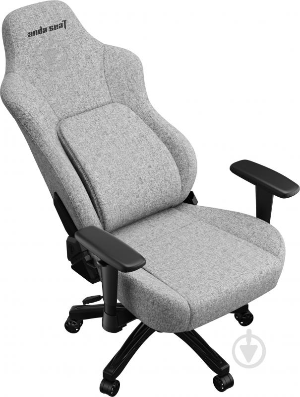 Крісло ігрове Anda Seat Phantom 4 L Gray Fabric сірий - фото 9