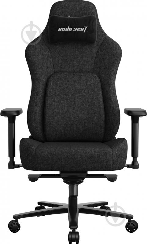Кресло игровое Anda Seat Phantom 4 Pro L Black Fabric черный - фото 1 Кресло игровое Anda Seat Phantom 4 Pro L Black Fabric черный - фото 1