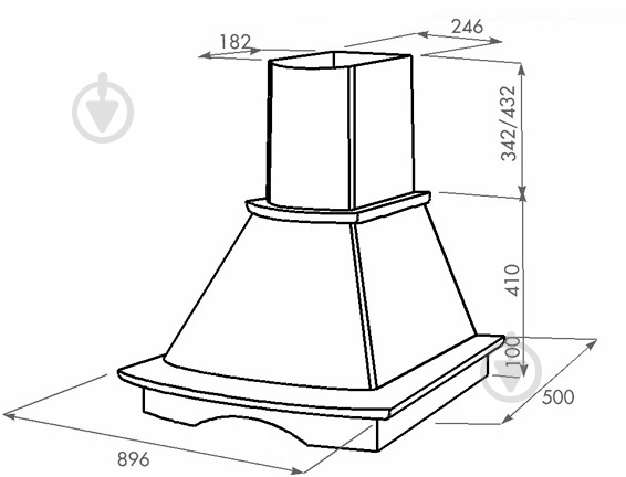 Вытяжка Interline COUNTRY BL A/90 NEUTRAL - фото 5
