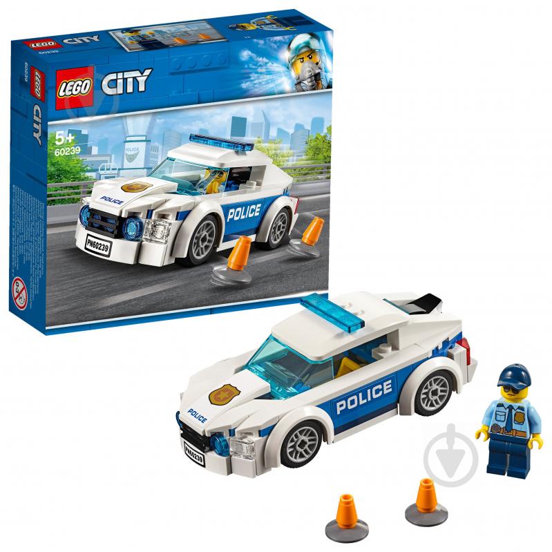 Конструктор LEGO City Поліцейське патрульне авто 60239 - фото 12