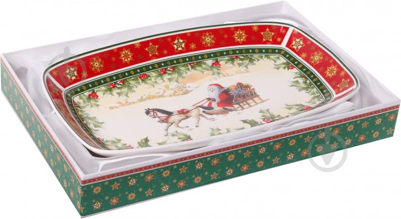 Блюдо декоративное Lefard Christmas Collection 30x19 см - фото 3