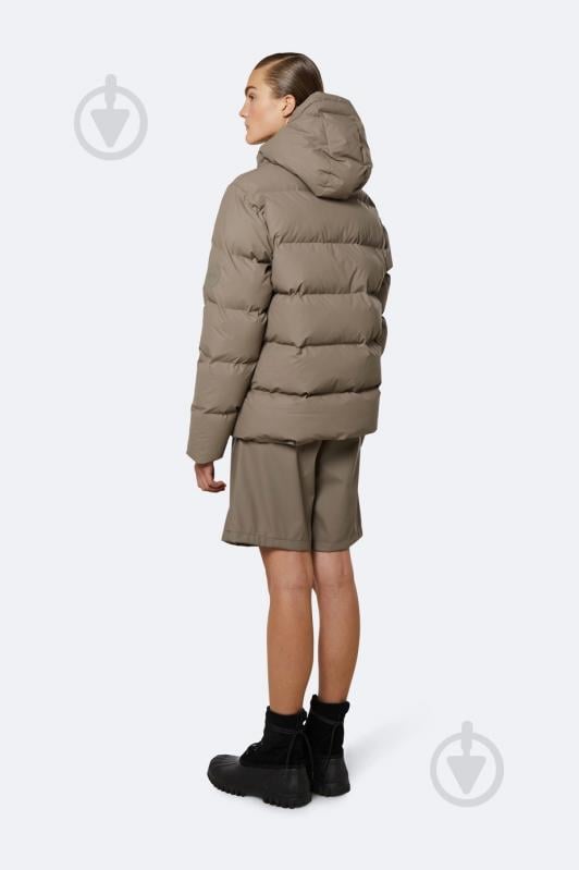 Куртка Rains PUFFER JACKET 1506-Taupe р.S-M - фото 10