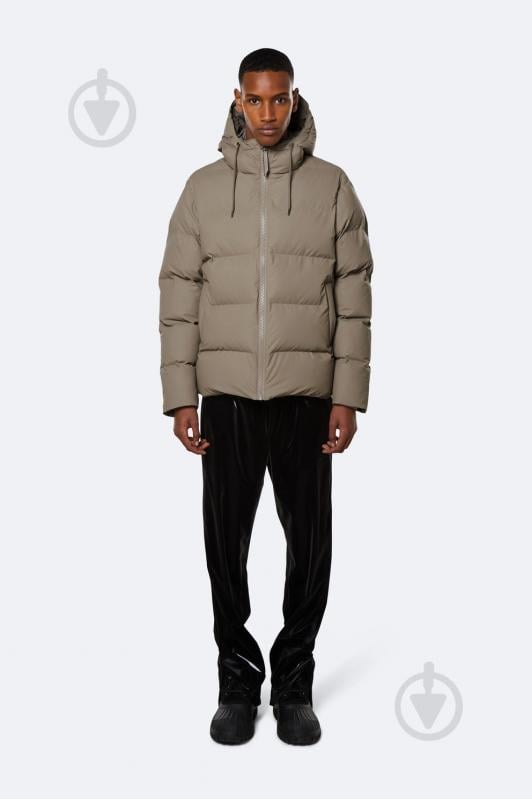 Куртка Rains PUFFER JACKET 1506-Taupe р.S-M - фото 5