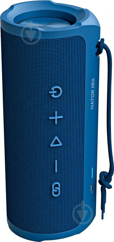 Портативна колонка Hator Aria Wireless 2.0 stormy blue (HTA-202) - фото 3