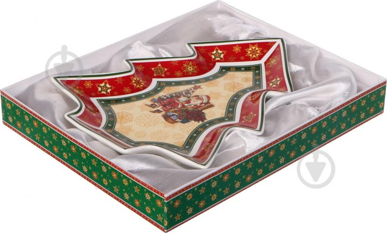 Блюдо сервірувальне Lefard Ялинка Christmas Collection 26 см - фото 3
