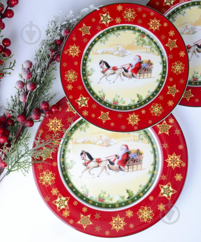 Салатник Lefard Santa Christmas Collection 33 см - фото 5