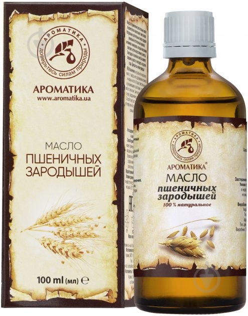Ароматика Олія рослинна Пшеничних зародків 100 мл - фото 1 Ароматика Олія рослинна Пшеничних зародків 100 мл - фото 1