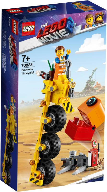 Конструктор LEGO Movie Трехколесный велосипед Эммета 70823 - фото 1