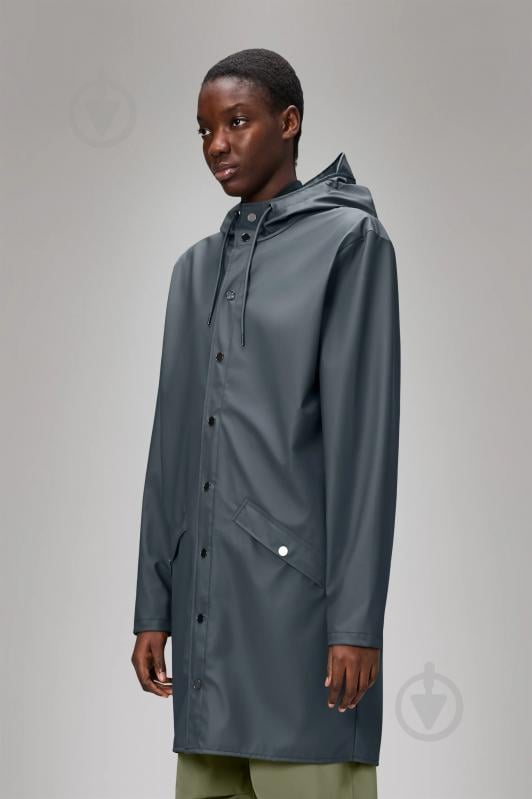 Куртка Rains Long Jacket 1202-Slate р.XS-S - фото 5