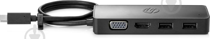 Док-станція HP USB-C TRAVEL HUB G2 black (7PJ38AA) - фото 2