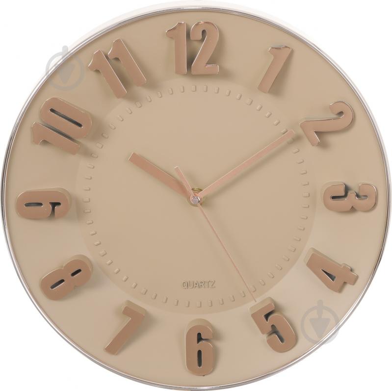 Часы настенные Convex Timing 3208RS-Beige - фото 1