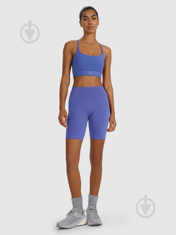 Велосипедки 4F SHORT TIGHTS FNK F052 4FWAW25TFSTF052-31S р.L синий - фото 2 Велосипедки 4F SHORT TIGHTS FNK F052 4FWAW25TFSTF052-31S р.L синий - фото 2