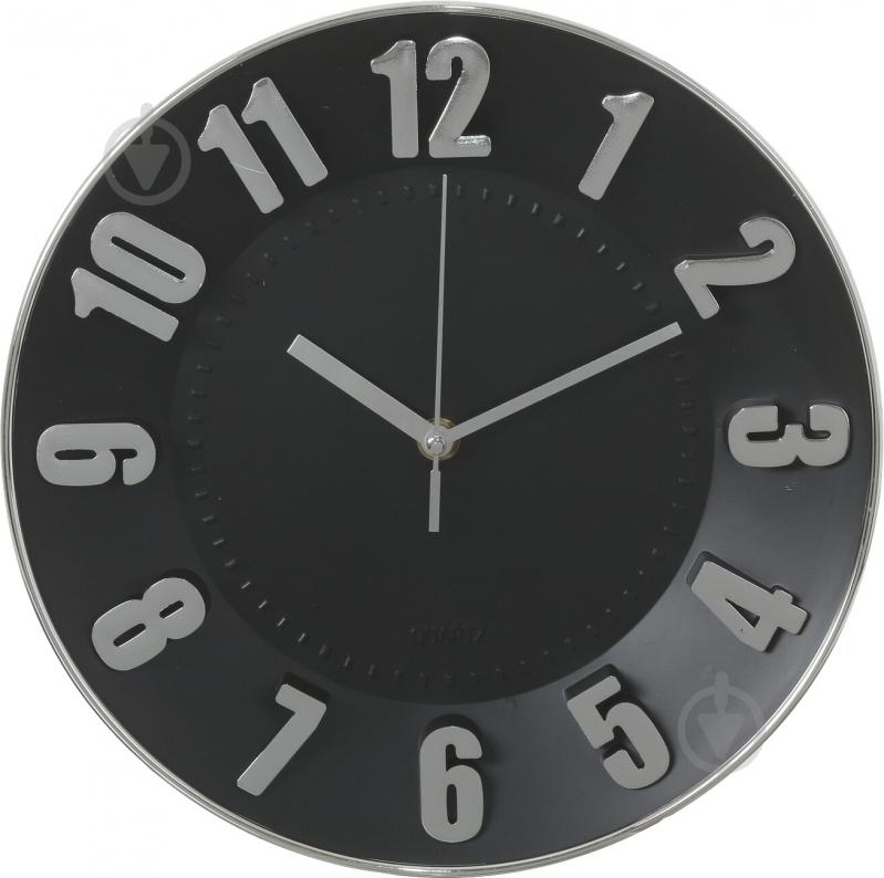 Часы настенные Convex Timing 3208SL-Black - фото 1