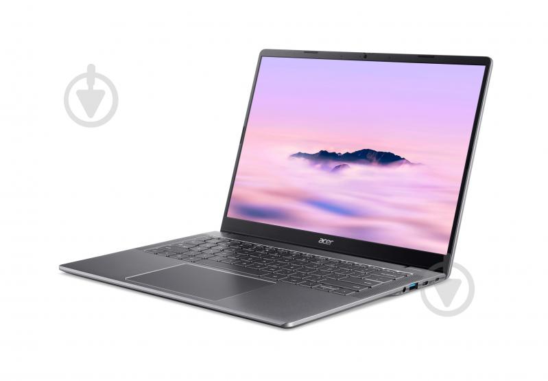 Ноутбук Acer Chromebook Plus 514 CB514-6HT-37EV 14" (NX.JFGEU.002) steel gray - фото 4 Ноутбук Acer Chromebook Plus 514 CB514-6HT-37EV 14" (NX.JFGEU.002) steel gray - фото 4