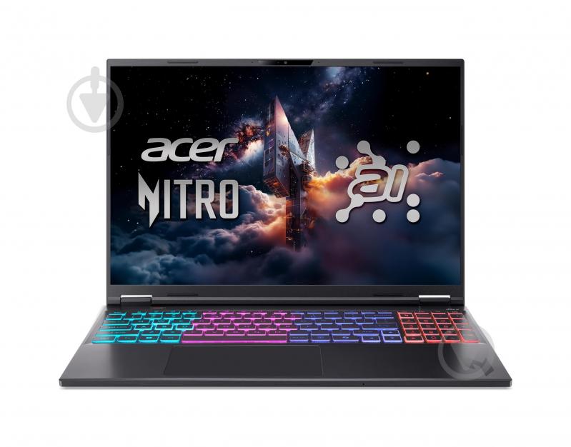 Ноутбук Acer Nitro 16S AI AN16S-61-R5C5 16" (NH.QXVEU.003) obsidian black - фото 1 Ноутбук Acer Nitro 16S AI AN16S-61-R5C5 16" (NH.QXVEU.003) obsidian black - фото 1