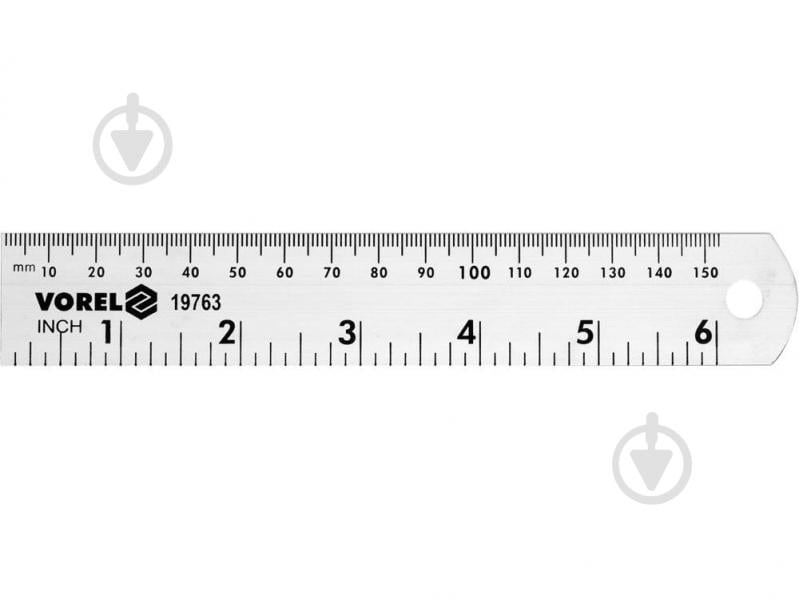 Линейка Vorel 19763 150 мм - фото 1 Линейка Vorel 19763 150 мм - фото 1
