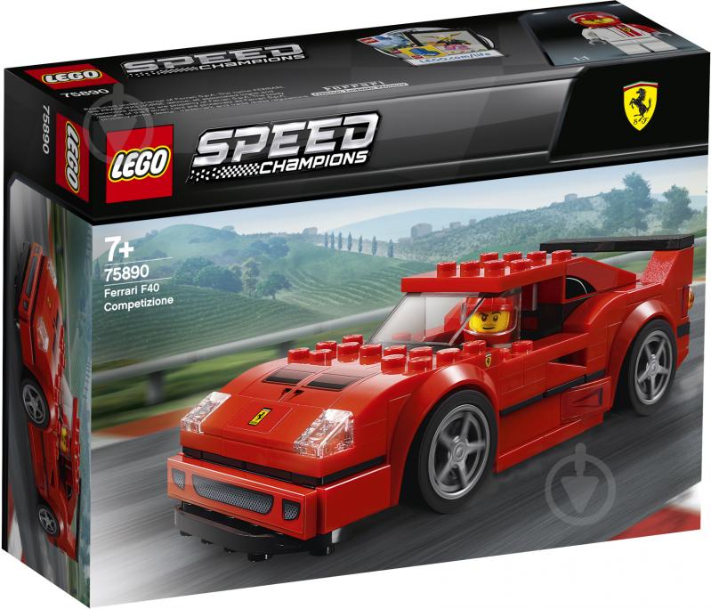 Конструктор LEGO Speed Champions Автомобиль Ferrari F40 Competizione 75890 - фото 1