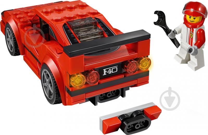 Конструктор LEGO Speed Champions Автомобиль Ferrari F40 Competizione 75890 - фото 5