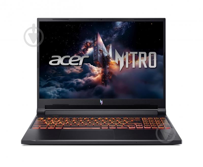 Ноутбук Acer Nitro V 16 ANV16-72-73UR 16" (NH.QZREU.005) obsidian black - фото 1 Ноутбук Acer Nitro V 16 ANV16-72-73UR 16" (NH.QZREU.005) obsidian black - фото 1
