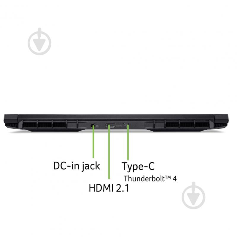 Ноутбук Acer Nitro V 16 ANV16-72-73UR 16" (NH.QZREU.005) obsidian black - фото 3 Ноутбук Acer Nitro V 16 ANV16-72-73UR 16" (NH.QZREU.005) obsidian black - фото 3