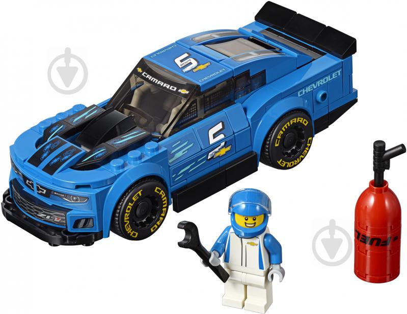 Конструктор LEGO Speed Champions Автомобиль Chevrolet Camaro ZL1 Race Car 75891 - фото 2