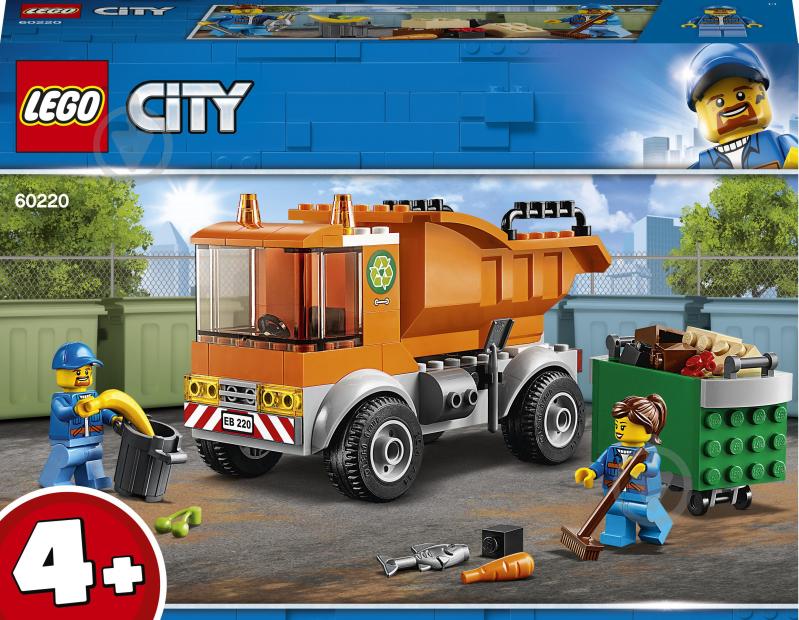 Конструктор LEGO City Мусоровоз 60220 - фото 1