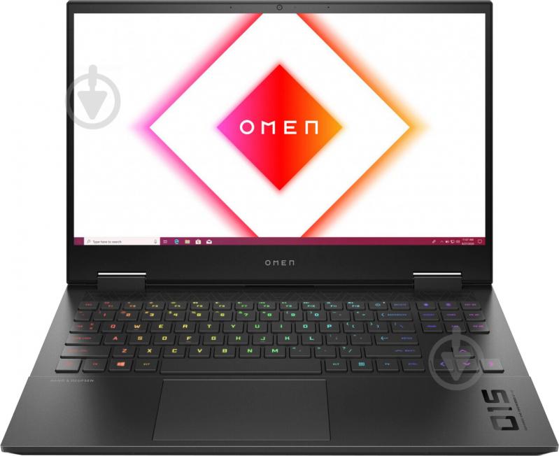 Ноутбук HP Omen 15-EK0020UR 15,6 (232G1EA) black - фото 1