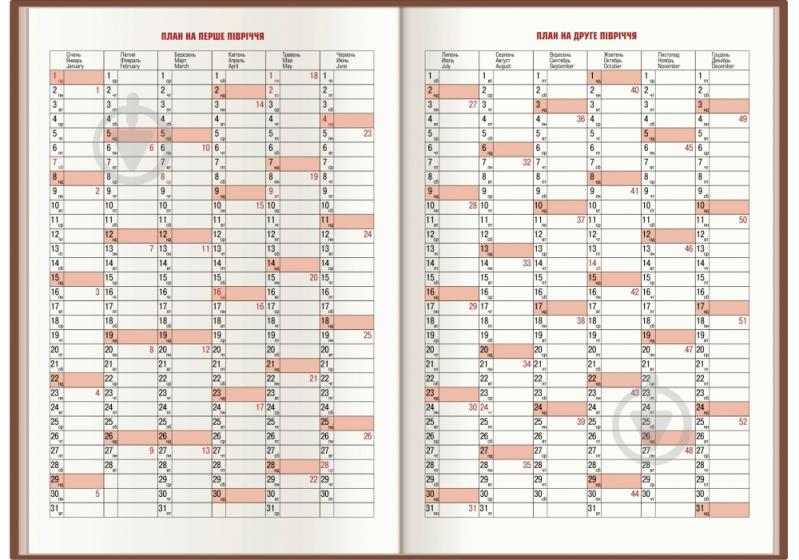 Дневник датированный красный линия Optima Lizard A5 2021 O25242-03 - фото 3