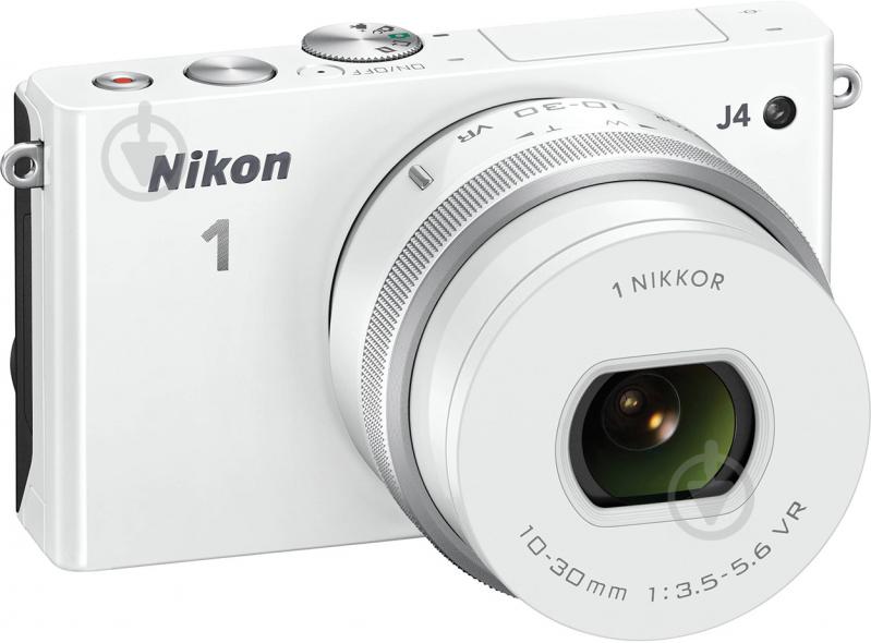 Фотоаппарат Nikon 1 J4 10-30mm VR PD-Zoom Kit white - фото 3