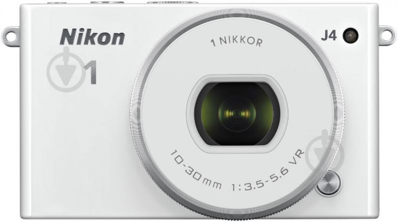 Фотоаппарат Nikon 1 J4 10-30mm VR PD-Zoom Kit white - фото 1