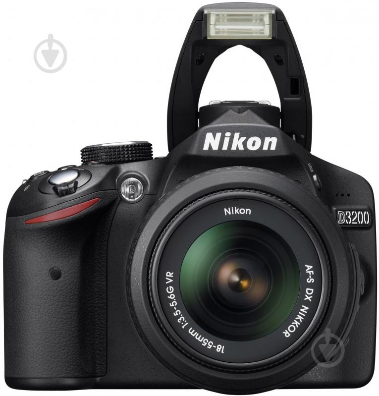 Фотоапарат Nikon D3200 18-55mm VR II Kit black - фото 2