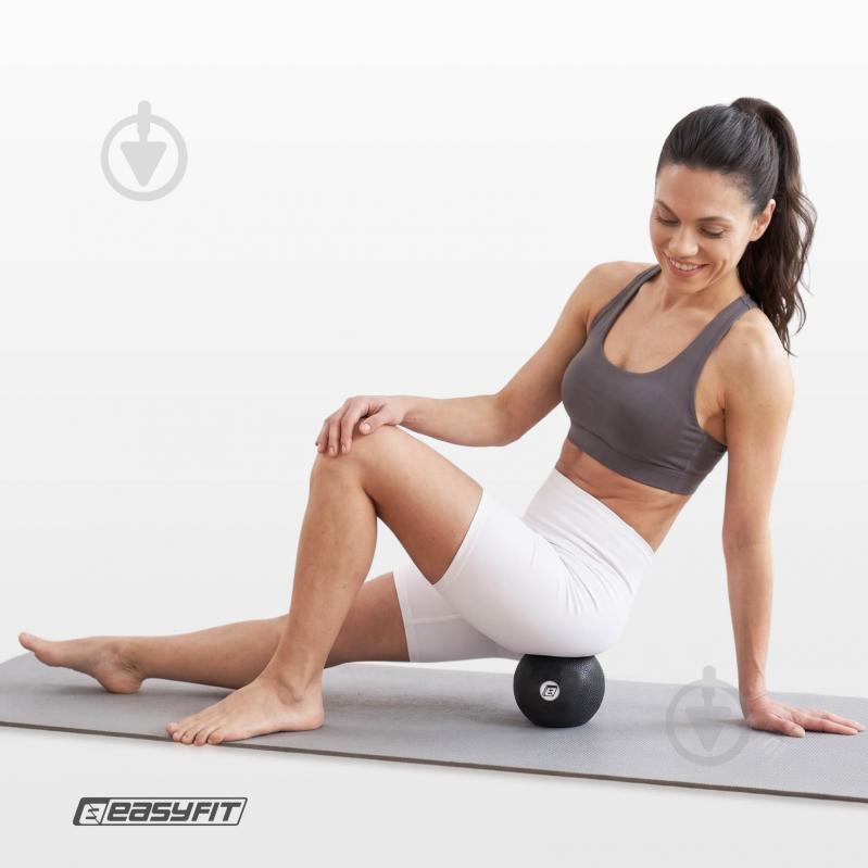 Массажный мяч EasyFit EPP черный 10 см - фото 2 Массажный мяч EasyFit EPP черный 10 см - фото 2