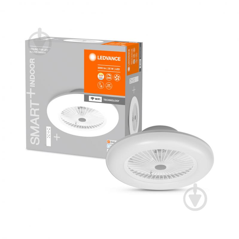 Світильник світлодіодний Ledvance Smart+Wifi Round 74 Вт білий CEILING FAN 29W - фото 1