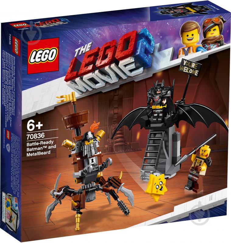 Конструктор LEGO Movie Бэтмен и Железная Борода к бою готовы 70836 - фото 1