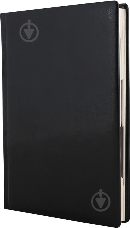 Дневник недатированный черный линия Optima Gloss A5 O25402-01 - фото 1