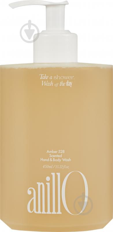 Гель ANILLO Amber 528 Scented Hand & Body Wash 450 мл - фото 1