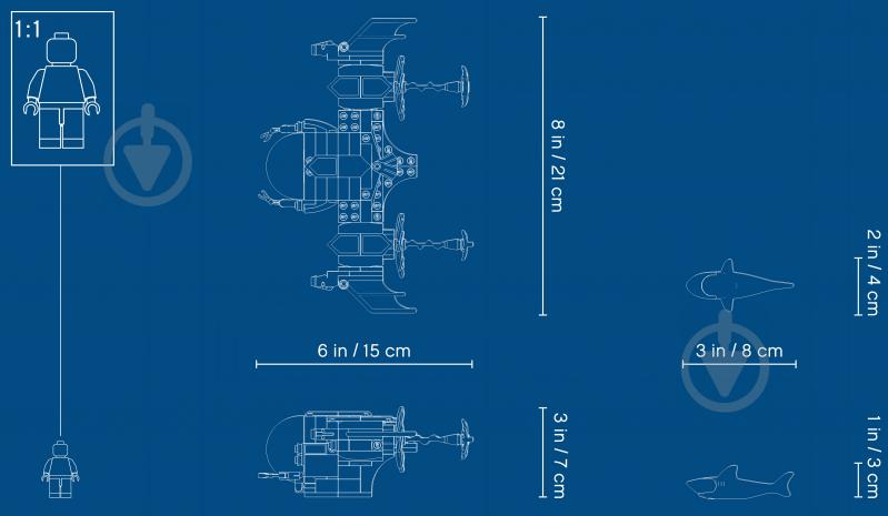 Конструктор LEGO Super Heroes Подводный бой Бэтмена 76116 - фото 8