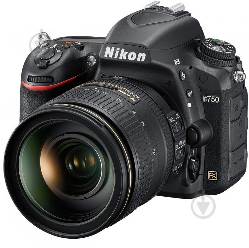 Фотоапарат Nikon D750 black 24-120 mm VR II Kit - фото 3