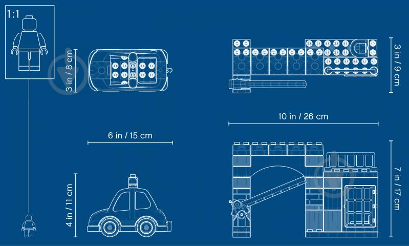 Конструктор LEGO DUPLO Полицейский участок 10902 - фото 7