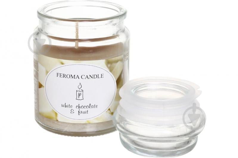 Свічка ароматична Feroma Candle Арома Банка White Chokolate - фото 3