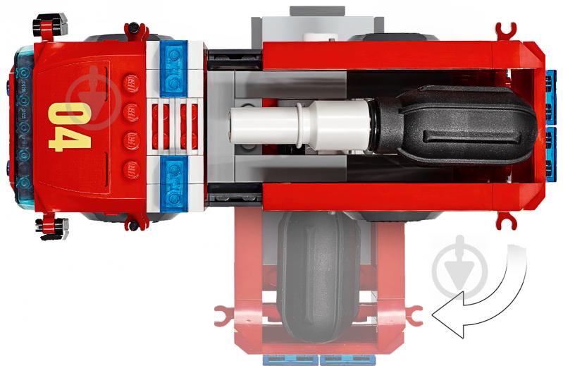 Конструктор LEGO City Пожежа в бургер-барі 60214 - фото 7