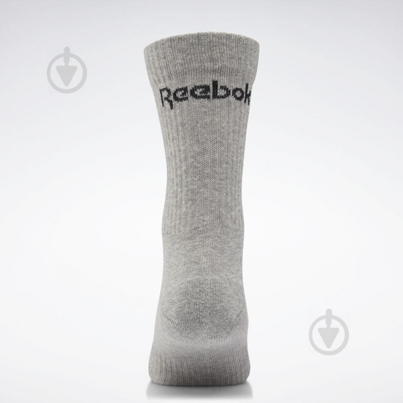 Шкарпетки Reebok Te Mid Crew Sock FQ5325 р.M білий/чорний/сірий 3 шт. - фото 2